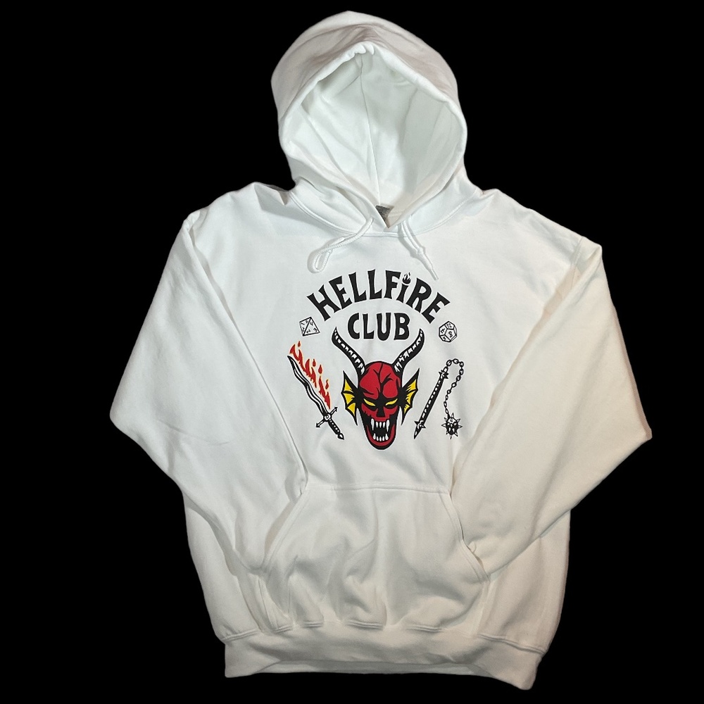 Stranger Things Hellfire Club Hoodie Sweatshirt NWOT